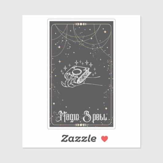 Magic Spell Tarot Sticker (Vel)