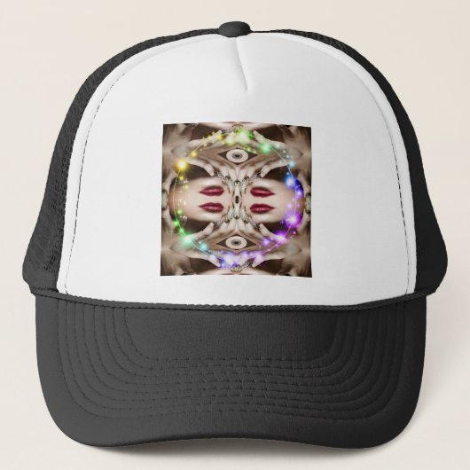 Magic Spell Trucker Hat Trucker Pet (Voorkant)