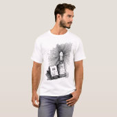 Magic Spells Book Candle Witchcraft T-shirt (Voorkant volledig)