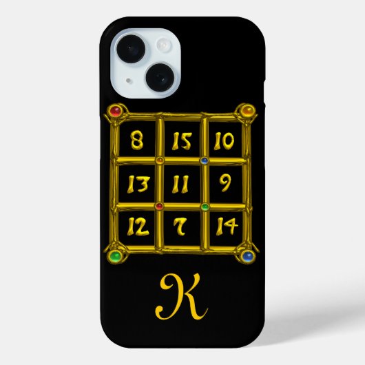 MAGIC SQUARE 33 MONOGRAM Black Case-Mate iPhone Case (Achterkant)