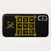 MAGIC SQUARE 33 MONOGRAM Black Case-Mate iPhone Case (Achterkant (horizontaal))