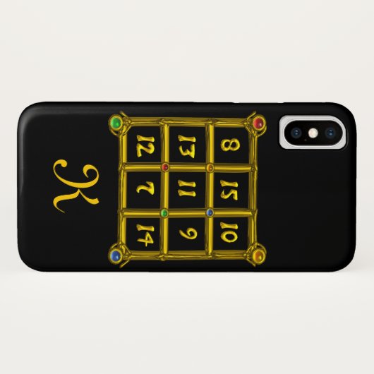 MAGIC SQUARE 33 MONOGRAM Black Case-Mate iPhone Case (Achterkant (horizontaal))