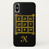 MAGIC SQUARE 33 MONOGRAM Black Case-Mate iPhone Case (Achterkant)