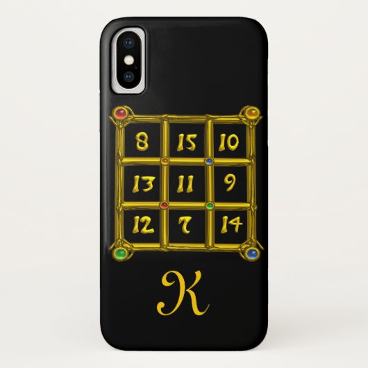 MAGIC SQUARE 33 MONOGRAM Black Case-Mate iPhone Case (Achterkant)