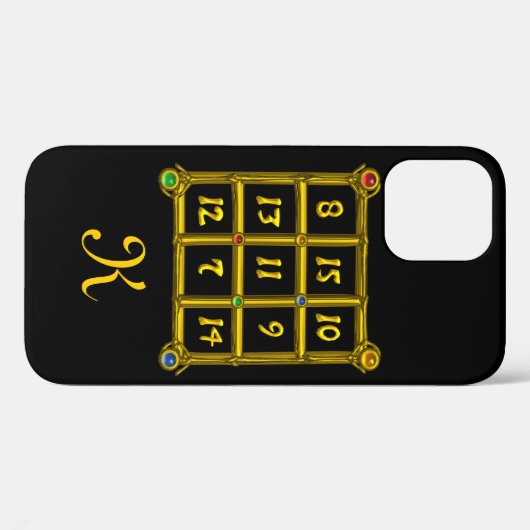 MAGIC SQUARE 33 MONOGRAM Black Case-Mate iPhone Case (Achterkant (horizontaal))