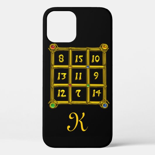 MAGIC SQUARE 33 MONOGRAM Black Case-Mate iPhone Case (Achterkant)