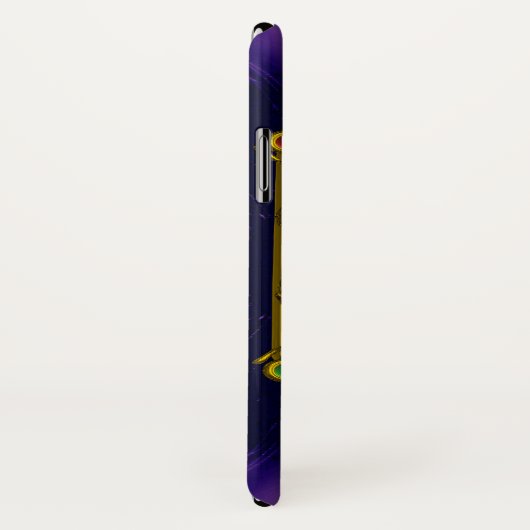 MAGIC SQUARE 33 MONOGRAM Blauwgroen, Aqua Blue Paa Case-Mate iPhone Case (Achterkant / rechts)