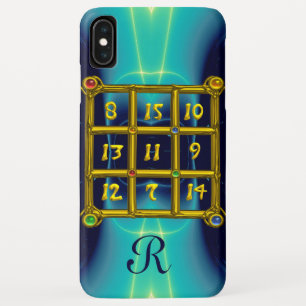 MAGIC SQUARE 33 MONOGRAM Blauwgroen, Aqua Blue Tur Case-Mate iPhone Case