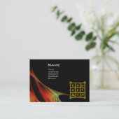 MAGIC SQUARE 33, Red Green Black Visitekaartje (Staand voorkant)