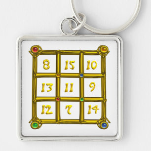 MAGIC SQUARE 33, wit Sleutelhanger