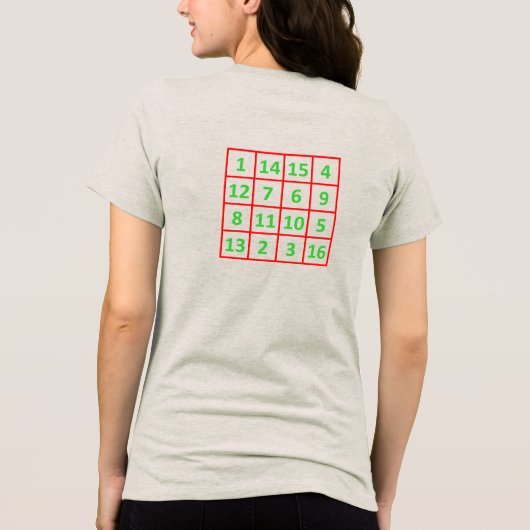 Magic Square Women's T-Shirt (Achterkant)