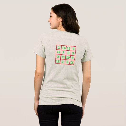 Magic Square Women's T-Shirt (Achterkant volledig)
