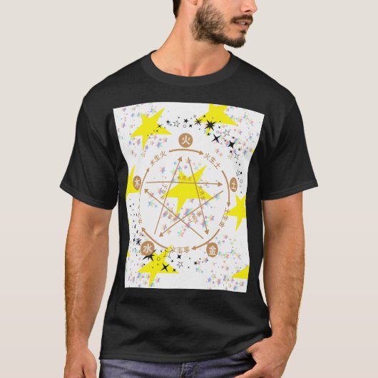 MAGIC STAR PENTAGRAM T-SHIRT (Voorkant)