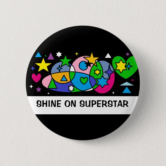 MAGIC STARS AND MOONS BUTTON (Voorkant)