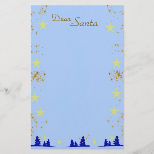 Magic Stars Stationery Briefpapier (Voorkant)
