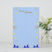 Magic Stars Stationery Briefpapier (Staand voorkant)