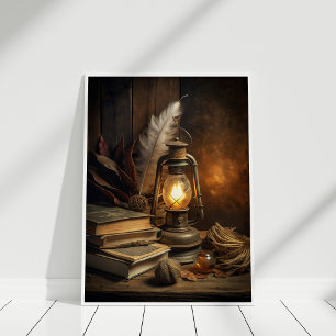 Magic Study Wall Art -  kaarslicht magie Poster