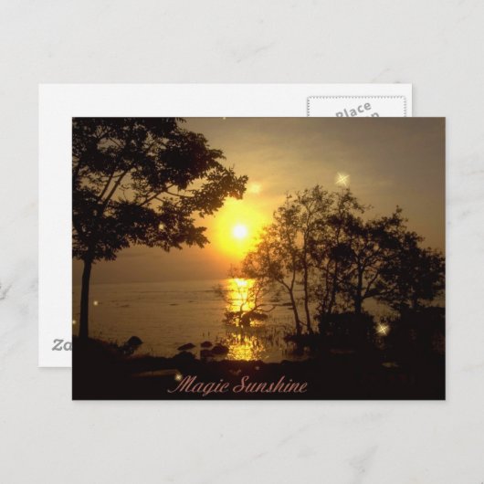 Magic Sunshine Briefkaart (Voorkant / Achterkant)