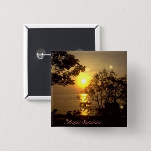 Magic Sunshine Button (Voorkant /achterkant)