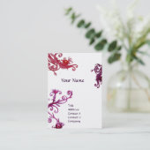 MAGIC SWIRL MONOGRAM topaas Visitekaartje (Staand voorkant)