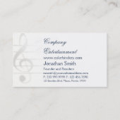 Magic Symphony Visitekaartje (Achterkant)