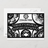 Magic Talking Occult Board Design Briefkaart (Voorkant / Achterkant)