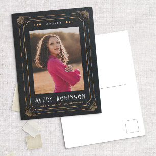 Magic Tarot Afstuderen Photo Announcement Briefkaa Briefkaart