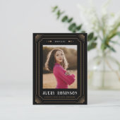 Magic Tarot Afstuderen Photo Announcement Briefkaa Briefkaart (Staand voorkant)