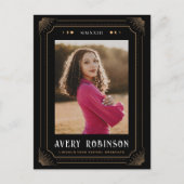 Magic Tarot Afstuderen Photo Announcement Briefkaa Briefkaart (Voorkant)