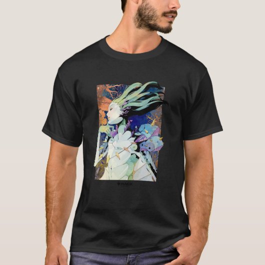 Magic The Gathering Meermensen Tovenaar Tempest Oo T-shirt (Voorkant)