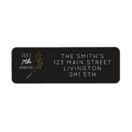 Magic Themed Party Retouradres Stickers