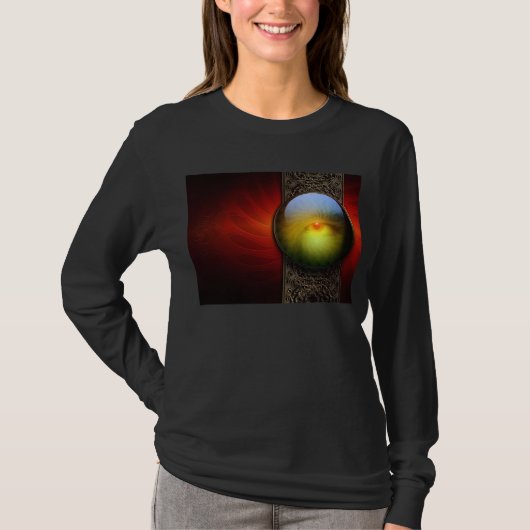 Magic Third Eye Fractal T-shirt (Voorkant)