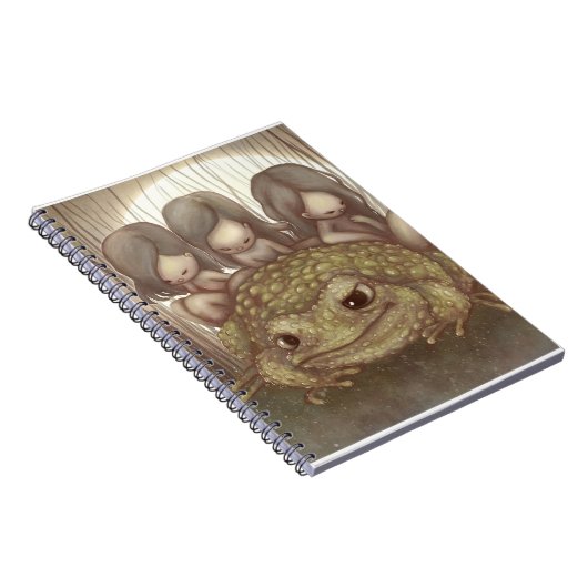 Magic Toad en Cute Little Fairies Notitieboek (Rechterzijde)