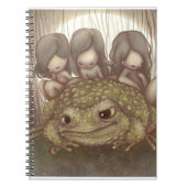 Magic Toad en Cute Little Fairies Notitieboek (Voorkant)