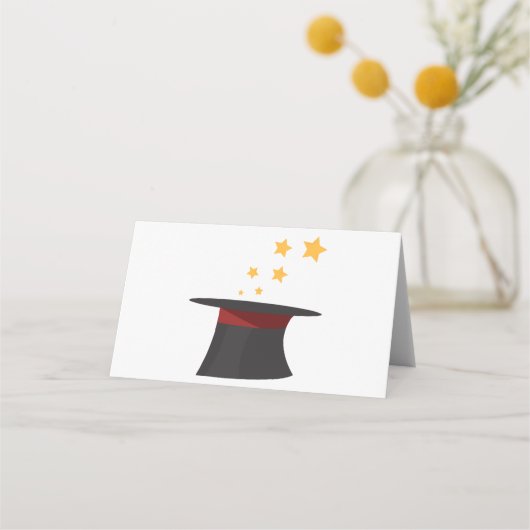 Magic Top Hat Plaatskaartje (Voorkant)