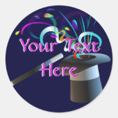 Magic Top Hoed Stickers (Voorkant)