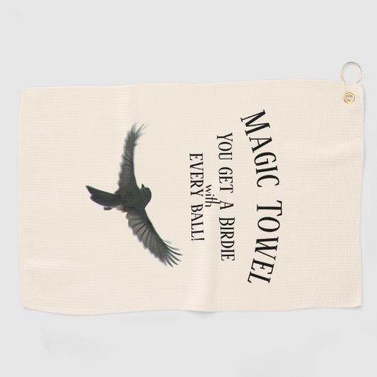 Magic Towel Funny Sport Golfhanddoek (Horizontaal)