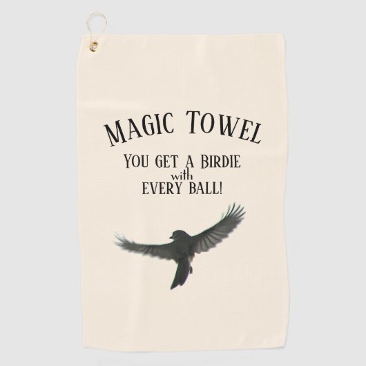 Magic Towel Funny Sport Golfhanddoek (Voorkant)