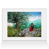 MAGIC TREE / Dawn in Green Wood and Lady in Red (Binnen Horizontaal (Boven))