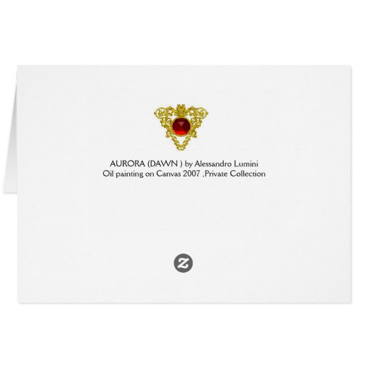 MAGIC TREE / Dawn in Green Wood and Lady in Red (Achterkant Horizontaal)