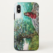 MAGIC TREE / Dawn in Green Wood and Lady in Red Case-Mate iPhone Case (Achterkant)