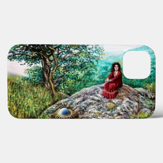 MAGIC TREE / Dawn in the Wood and Lady in Red Case-Mate iPhone Case (Achterkant (horizontaal))
