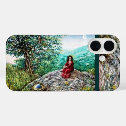 MAGIC TREE / Dawn in the Wood and Lady in Red Case-Mate iPhone Case (Achterkant (horizontaal))