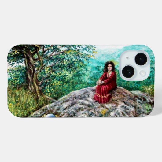 MAGIC TREE / Dawn in the Wood and Lady in Red Case-Mate iPhone Case (Achterkant (horizontaal))