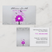 Magic tree of love visitekaartje (Voorkant / Achterkant)