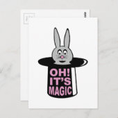 Magic Trick Briefkaart (Voorkant / Achterkant)