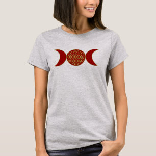 Magic Triple Moon - Spirit Flower of Life 1 Hoodie T-shirt