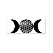 Magic Triple Moon - Spirit Flower of Life 1 Rubberstempel (Afrduk)