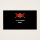 Magic Triple Moon - Spirit Flower of Life 1 Visitekaartje (Achterkant)