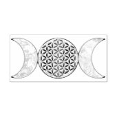 Magic Triple Moon - Spirit Flower of Life 2 Rubberstempel (Afrduk)
